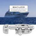 Boat Bar Sliding Lock Boats Marine Ship 316 Stainless Steel Door Window Latch Sliding Lock Barrel Bolt-60mm. 