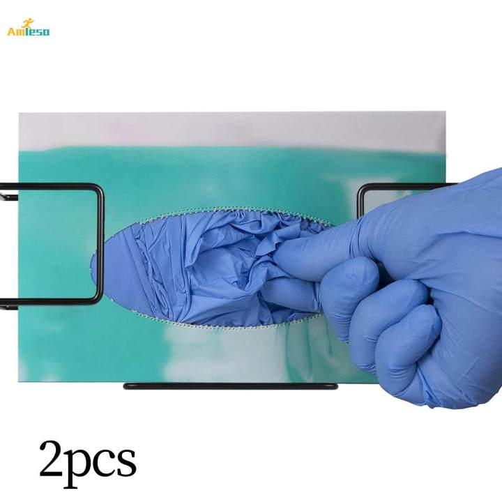 2x%20Rubber%20Gloves%20Organizer%20Space%20Saving%20Metal%20Glove%20Rack%20for%20Restaurant%20-%20Image%203