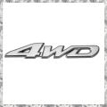 CGearuppt 4WD Displacement Car Chromed Emblem Badge Car Sticker Logo. 