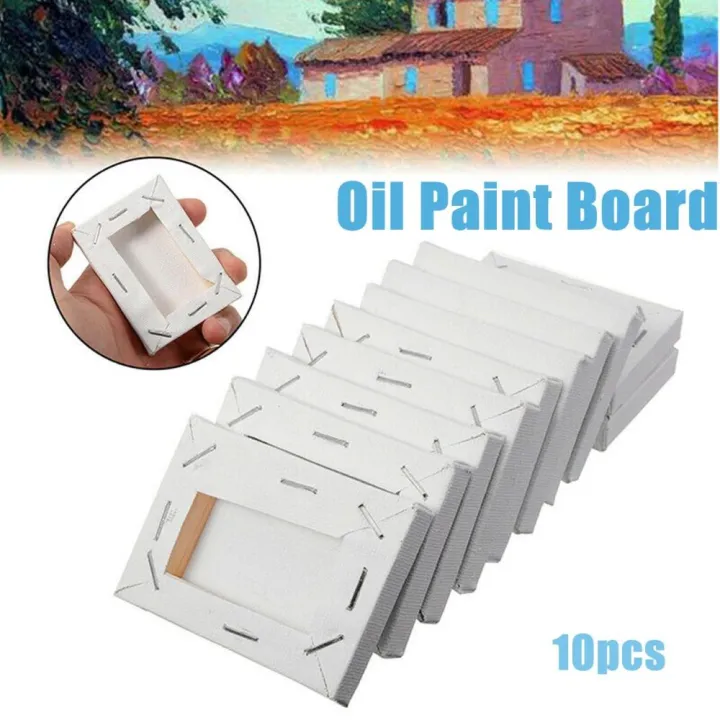 Blank Small Stretched White For Primed Oil Acrylic Paint Frame Painting ...