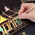 Handmade Accessories Adults Scratching Drawing Decompression Tool Toy Scraping Painting Birthday Gift DIY Craft A. 