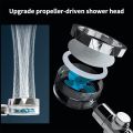 High Pressure Shower Heads, Handheld Turbo Fan Shower,Hydro Jet Shower Head Kit with 3 Filters, Turbocharged Shower Head. 