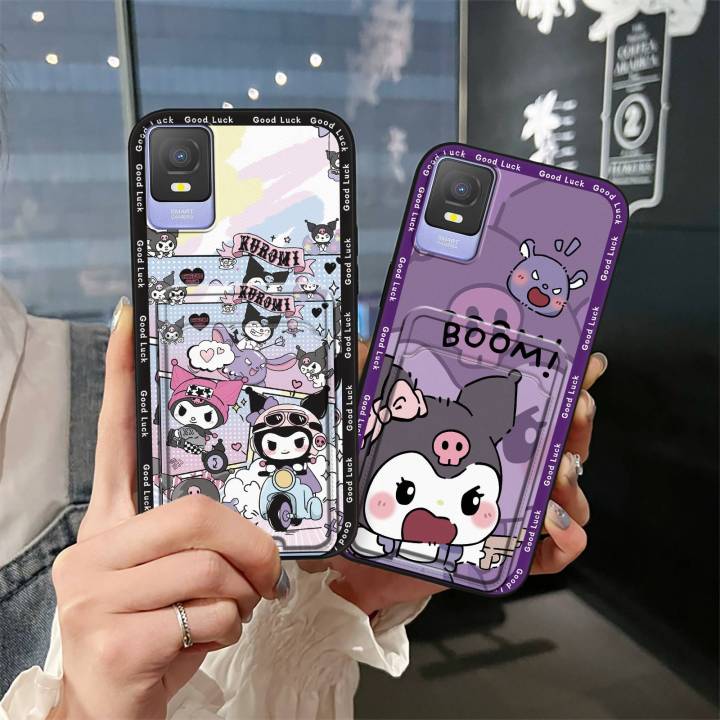 Full%20wrap%20Cover%20Phone%20Case%20For%20TCL%20403%20Shockproof%20Silicone%20Dirt-resistant%20Card%20sleeve%20Waterproof%20Card%20slot%20Back%20Cover%20-%20Image%204