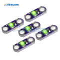 【GlobalTrendz】5Pcs/lot DC 3V-5V 40mA Mini LilyPad LED Module Yellow/Green/White/Blue/Red Color Light Module Purple Board For Arduino DIY Kit. 