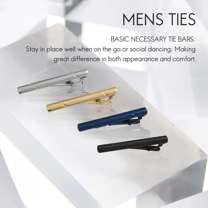 4Pcs%20Tie%20Clips%20for%20Men%20Tie%20Bar%20Clip%20Set%20for%20Regular%20Ties%20Necktie%20Wedding%20Business%20Clips%20-%20Image%202