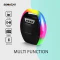 SONICGEAR NEOX 7 RGB LIGHTNING EFFECT BLUETOOTH RECHARGEABLE PORTABLE SPEAKER WITH MIC INPUT. 