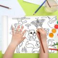 Kids Drawing Paper Large Coloring Roll For Kids Toddler Art And Creativity Toys Continuous Coloring Paper Roll For Toddler Ages. 