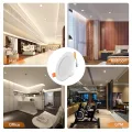 CANMEIJIA UltraThin Round Downlights 5W /9W/12W LED Recessed Downlight Ceiling Light Pin Light Panel Light No Ratings. 