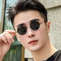 LouisWill Foldable Sunglasses Circular Men Women Polarized Glasses Chic Retro Sunglasses Photochromic Polarized Sunglasses Men Discoloration Eyewear Anti Glare UV400 Glasses Driving Goggles. 