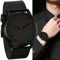 Leather Stripe Luxury Watch: Rich And Elegant Look For Gents. 