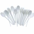 4.5 inch Coffee Spoon Plastic Disposable Spoon Pack - 100 Pcs take away spoon. 