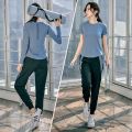 Yoga Suit plus Size Thin and Breathable Loose Casual Quick-Drying Sportswear Running Sports Suit Female Morning Jog Suits. 