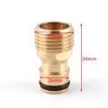 【ZOSR】1/2 3/4 1 Inch Planting Faucet Irrigation Brass Garden Tool Nozzle Adapter Thread Quick Connector Hose Fitting Water Joints. 