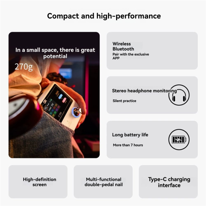 IE-350%20Guitar%20Digital%20Multi-Effects%20Pedal%20Internal%20Recording%20Loop%20Bluetooth%20IR%20Rechargeable%20Drum%20Machine%20-%20Image%204