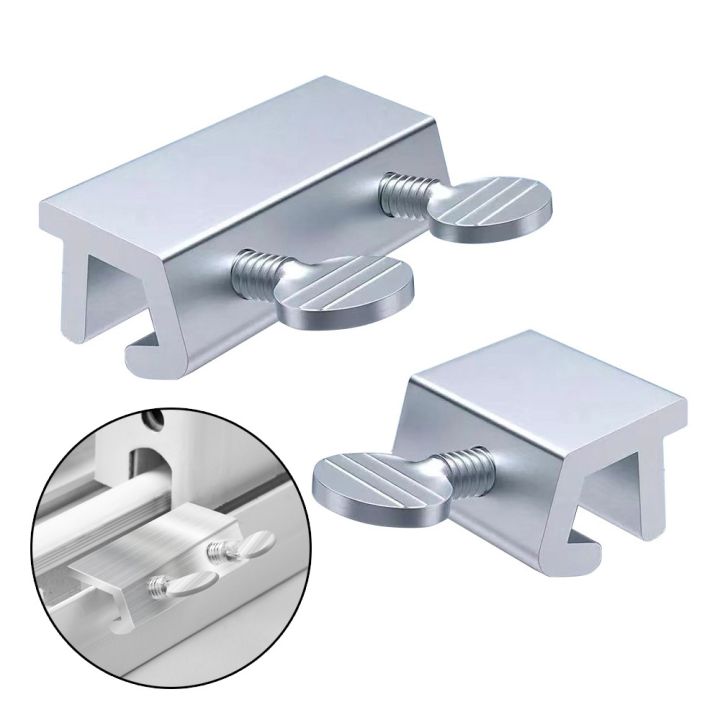 New Aluminum Alloy Window Locks Adjustable Safety Sliding Door Clips ...
