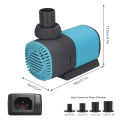 DC 24V Submersible Water Pump 90W 6m Lift 1200L Sine Submersible Water Pump With AC 100-240V To DC 24V Transformer. 