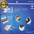 5 in 1 Laptop Skin Protector High Quality Sticker Pack Key Board Skin, Screen Protector,  Transparent Laptop Sticker, Key Wrist Drag and Mouse Pad. 