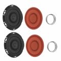 PCV Diaphragm Repair Kit for 11127588412 Engine Valve Cover Exhaust Valve Cover PCV Diaphragm Spring Retaining Cap N20 2.0L 2Pcs. 