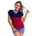 Privi Fashion Stylish And Fashionable High Quality Tie Knot Tee for Women. 