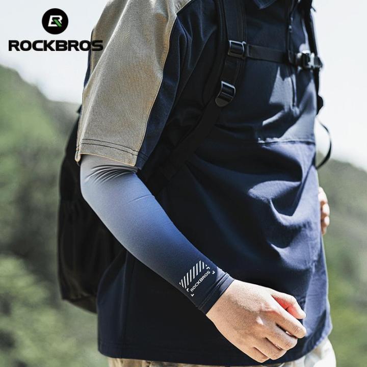 HOT%20ROCKBROS%20Summer%20Cycling%20Arm%20Sleeves%20Sun%20Outdoor%20UV%20Protection%20Men%20Women%20Running%20Fishing%20Sportwear%20Quick%20Dry%20Arm%20Sleeves%20-%20Image%202