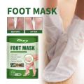 1 Pair Foot Peel Mask Feet Exfoliating Mask Foot Spa Socks Scrub For Remove Dead Skin Exfoliating Heels Foot Peeling Mask Y9M6. 