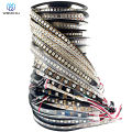 DC5V WS2812B 5m/Roll 30/60/144leds/m Black/White IP30/IP65/IP67 5050RGB Individually Addressable Smart led pixel strip light. 