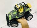 RC Car Off Road Remote Control Jeep Army Jeep Large Monster Size Jeep Cab V8 Motor Cross Country Rechargeable OFF ROAD HIGH Speed Big Size Climbing Rally JEEP / Truck 2.4Ghz Version. 