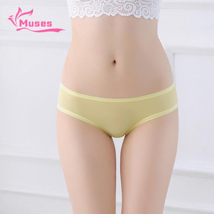 Muses%20Mall%20Breathable%20Mesh%20Briefs%20Mesh%20Briefs%20Solid%20Color%20Ultra-thin%20Low-rise%20Panties%20Breathable%20Underpants%20Ultra-thin%20Low-rise%20Panties%20-%20Image%207
