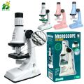 STEM Toys science toys Children Science Biological 200x 600x 1200x Pocket Microscope Set Lab With LED Refined Instruments Montessori Education Toy. 