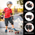 6pcs/set Skateboard Ice Roller Skating Protective Gear Elbow Pads Wrist Guard Cycling Riding Knee Protector For Kids Men Women. 