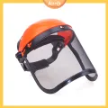 【ZOSR】Aleaty💝 Garden Grass Trimmer Safety Helmet Hat with Full Face Mesh Protective Mask for Logging Brush Cutter Forestry Protection. 