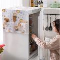 【NEW】 Practical Refrigerator Dust Cover With Pocket Double Sided Storage Hanging Bags Household Non-Woven Cloth Microwave Oven Covers. 