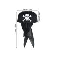 Pirate Captain Cosplay Costume Props Hat Hook Skeleton Eye Patch Kids Favors Gift Toy Pirate Party Halloween Decoration Supplies. 