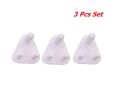 Round Type Standard Socket Cover 3Pcs Baby Electrical Socket Outlet Plug Child Electrical Safety Protector Socket Protection Caps. 