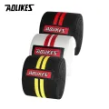 AOLIKES 1PCS 2M*8CM Fitness Pressurized Straps Gym Weight Lifting Leg Knee Compression Training Wraps Elastic Bandages. 