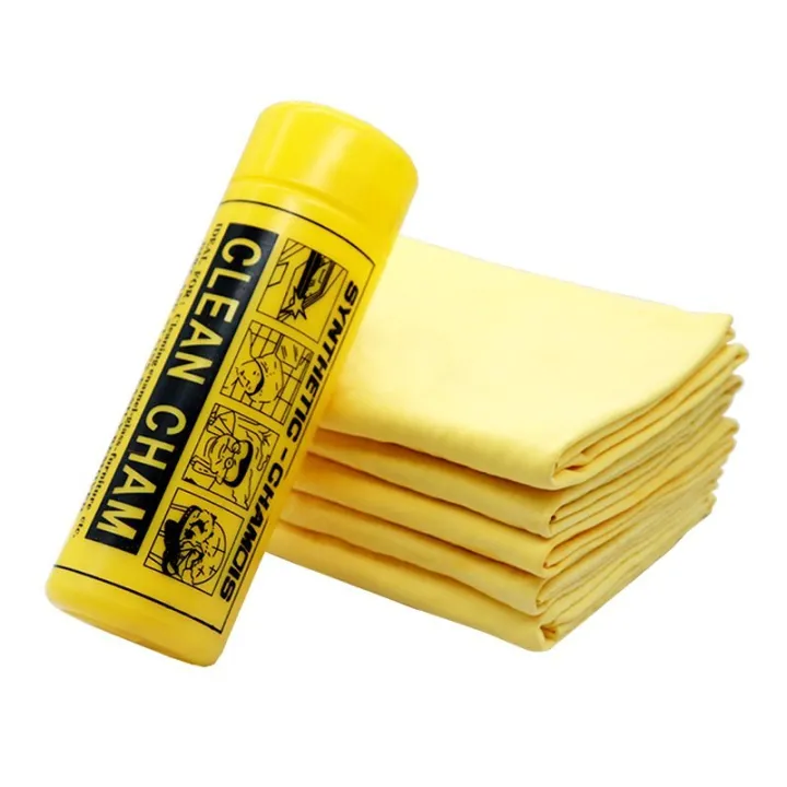 Clean Cham Cleaning Cloth Super Absorption Chamois Microfiber Car Care ...