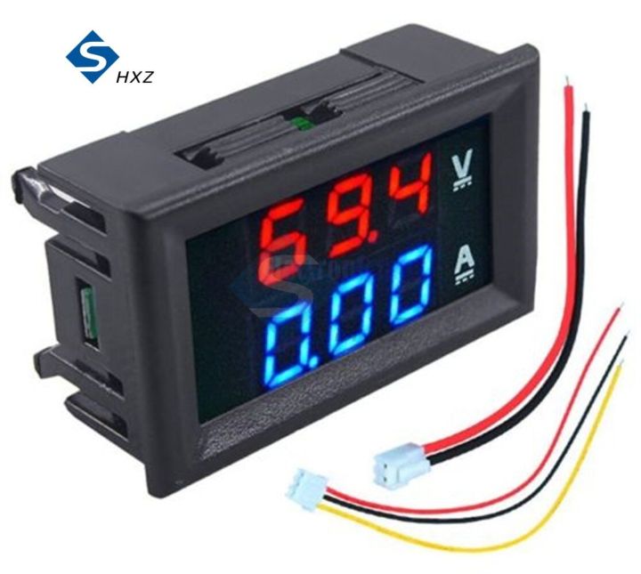 Digital DC Voltmeter Voltage meter Ammeter Amp meter for Solar or DIY 10A 100v