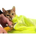 Pet Cat Grooming Washing Bath Bag, Scratching Biting Restraint Polyester Mesh Bag For Shower, Cleaning Ear, Cutting Nails, Medicine Feeding. 