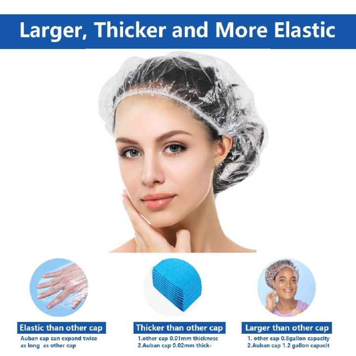 100Pcs/Bag%20Disposable%20Shower%20Bath%20Cap%20Plastic%20Waterproof%20Woman%20Head%20Hair%20Cover%20Bathing%20Hat%20-%20Image%203