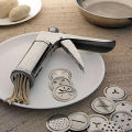 Hand Press Murukku Maker/Idiyappam maker/Noodles/Cookies Stainless Steel Kitchen Press with 15 Different Types of Jalies. 