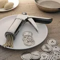 Hand Press Murukku Maker/Idiyappam maker/Noodles/Cookies Stainless Steel Kitchen Press with 15 Different Types of Jalies. 