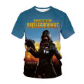 Playerunknowns battlegrounds T-shirt FPS game PUBG cartoons 3D printed girls boys unisex T-shirt casual fashion kids tees tops. 