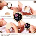 10 s/set Wooden Mini Embroidery Hoop Ring Cross Stitch Frame DIY Handmade Pendant Crafts Embroidery Circle Sewing Kit. 