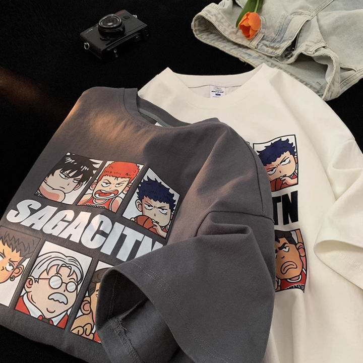 Yfashion%20Men%20and%20Women's%20Summer%20T-shirt%20-%20Oversized%20Cartoon%20Anime%20Pattern%20Street%20Hip-hop%20Trendy%20Short%20Sleeve%20Tee%20Tops%20-%20Image%205