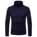 Yfashion Men hermal Cotton High Neck Sweaters Stretch urtleneck Shirt ops. 