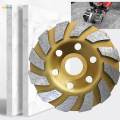Diamond Grinding Cup Wheel 4" 12 Segment Grinding Wheel for Woodwork Carving 22 holes. 