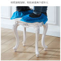 European-Style American Dressing Table Stool Makeup Stool Soft Bag Small Square Stool Home Chair Nail Stool45cm High Dining Stool. 