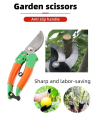 Stainless Steel Garden Scissors, Modernist Multifunctional Garden Pruning Shear For Home. 