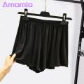 Amamia Women Summer Shorts Satin Quick Dry Summer Sleeping Pants. 