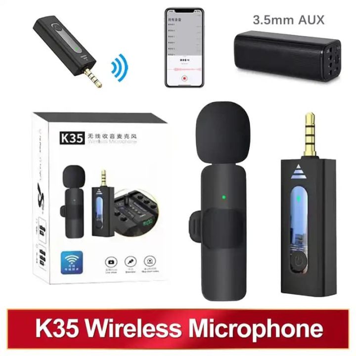 K35%20Wireless%20Microphone%20%20Portable%20Audio%20Video%20Recording%20%20Plug%20Play%20Mic%20For%20IPhone%20/Android%20/Camera%20Live%20Game%20Mobile%20Phone%20-%20Image%202